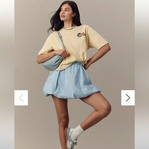 Damson Madder Oversized Graphic Tee Peach Yellow US6/UK10